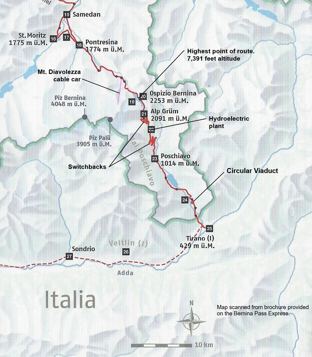 Travelogue Mike's Alpine Rail Tour 2016